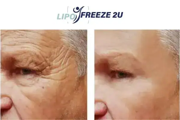 Mens before and after Morpheus 8 Crawley results.