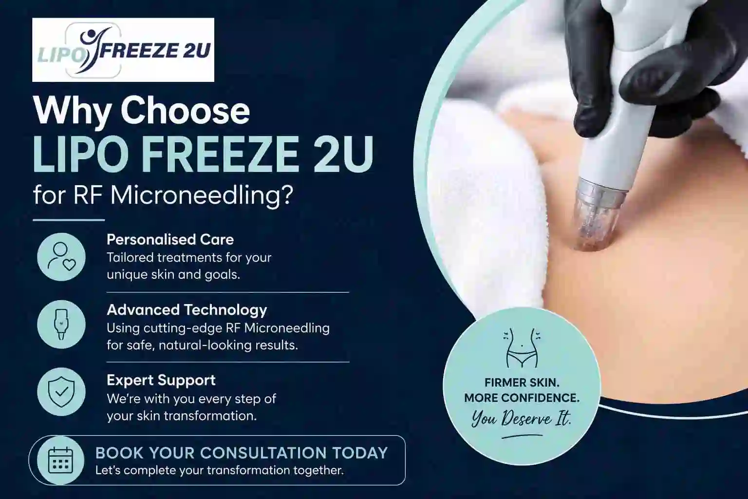 Why Choose LIPO FREEZE 2U for RF Microneedling Crawley?